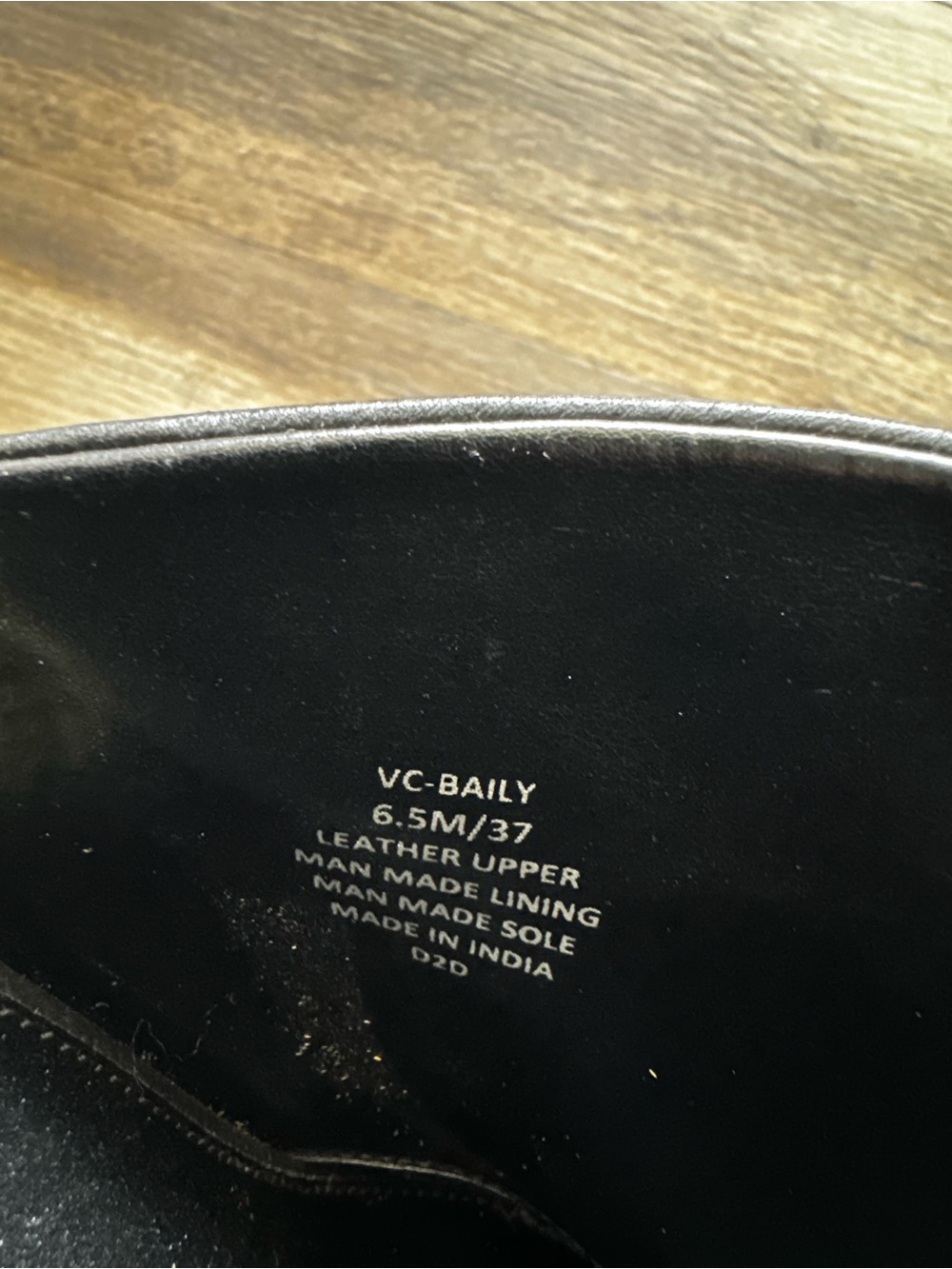 Vince Camuto Bailey Bootie Black Leather - Picture 4 of 5